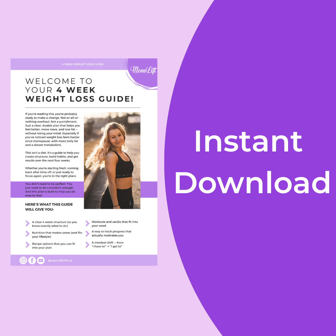 4-Week Menopause Weight Loss Guide