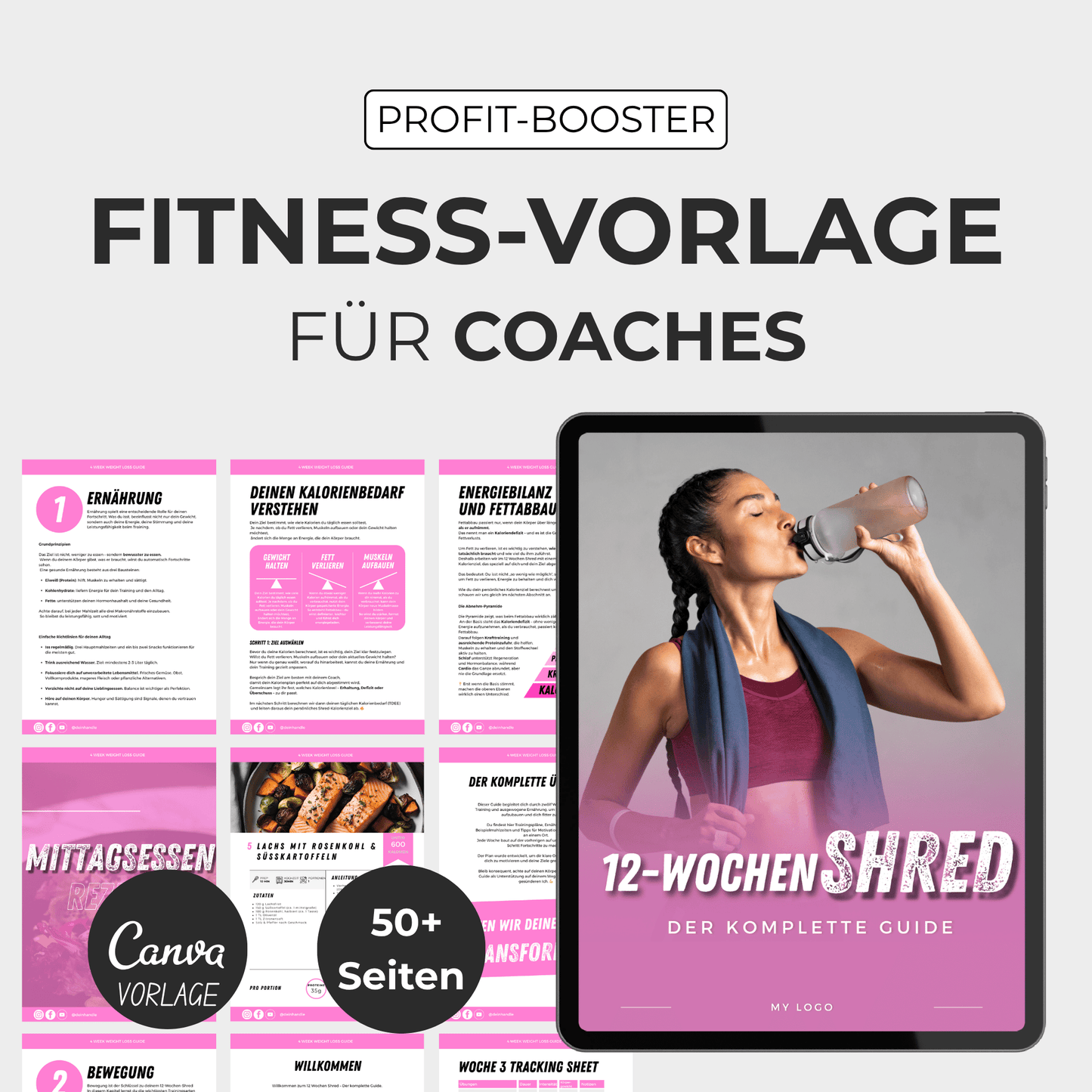 Fertige 12-Wochen Fat-Loss Vorlage für Frauen