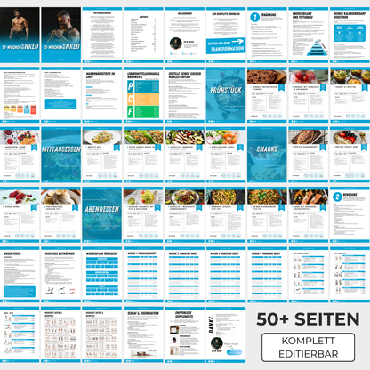 Fertige 12-Wochen Fat-Loss Vorlage für Männer