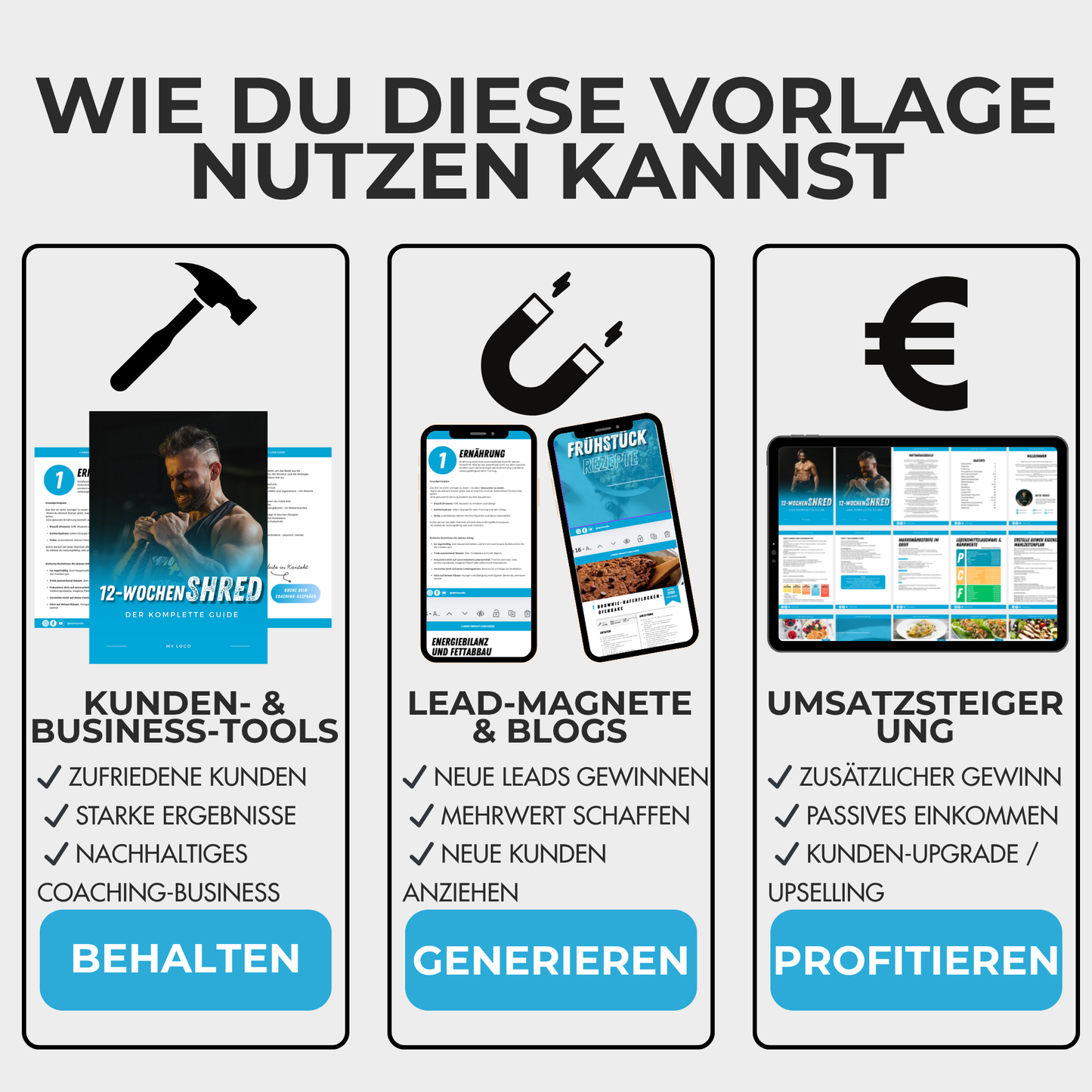 Fertige 12-Wochen Fat-Loss Vorlage für Männer